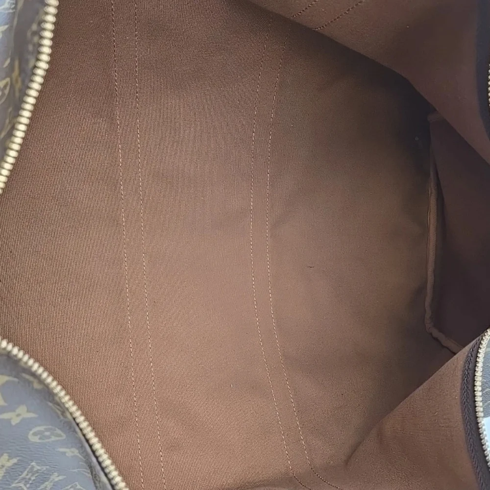 AUTHENTIC Louis Vuitton Monogram Keepall Bandouliere 50 Hand Bag